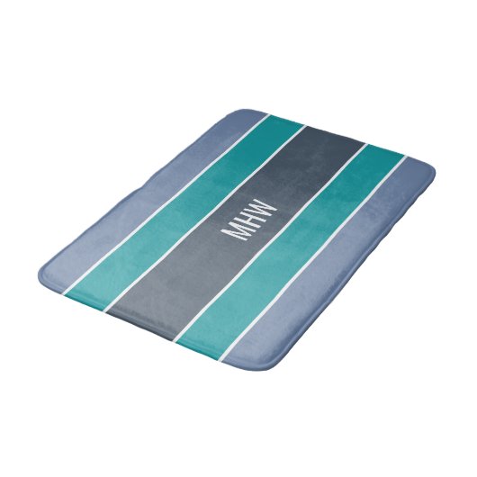 De badmatten van het de douanemonogram van het (Gekanteld)