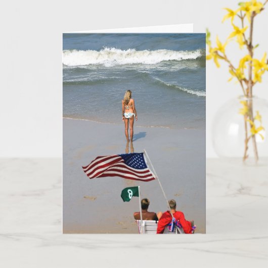 De Badmeesters van het Meisje van Amerika Kaart (Gele Bloem)