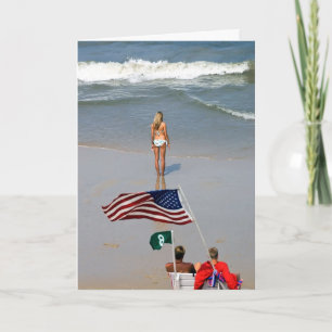 De Badmeesters van het Meisje van Amerika Kaart