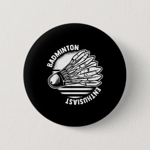 De Badminton Enthousiast Shuttle Badminton Racket  Ronde Button 5,7 Cm