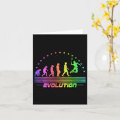 De Badminton Evolutions Retro Shuttle Mannen Kaart (Gele Bloem)