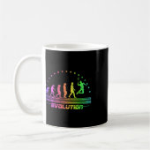 De Badminton Evolutions Retro Shuttle Mannen Koffiemok (Links)