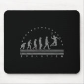 De Badminton Evolutions Retro Shuttle Mannen Muismat (Voorkant)