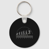 De Badminton Evolutions Retro Shuttle Mannen Sleutelhanger (Voorkant)