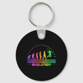 De Badminton Evolutions Retro Shuttle Mannen Sleutelhanger (Voorkant)