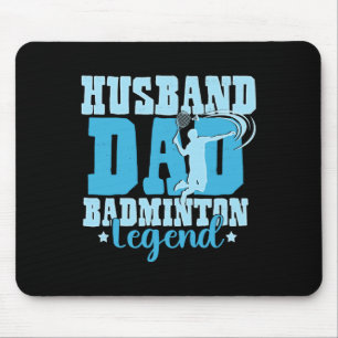 De Badminton Legends Retro Shuttle Mannen Muismat
