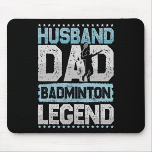 De Badminton Legends Retro Shuttle Mannen Muismat