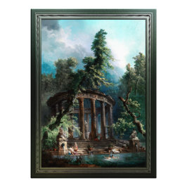 De badpool door Hubert Robert 2e editie Foto Afdruk