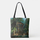 De badpool door Hubert Robert Tote Bag (Achterkant)