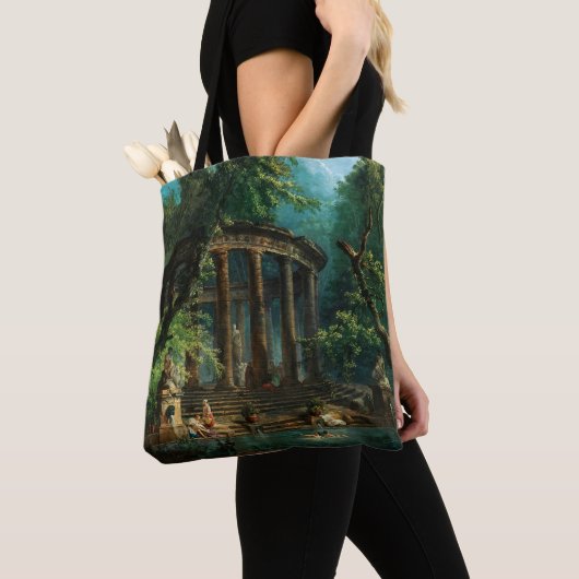 De badpool door Hubert Robert Tote Bag (Dichtbij)