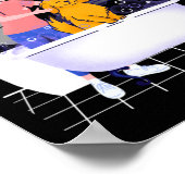 De badtijd Anime Merch Dog Edition Hondenliefhebbe Poster (Hoek)