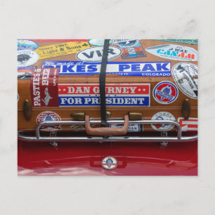 De bagage is geladen briefkaart