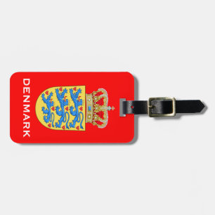 De Bagage Tage van het Wapenschild van Denemarken Bagagelabel