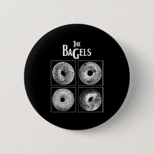 De Bagels Grappige Bagel Brood Foodie Lover Bakker Ronde Button 5,7 Cm