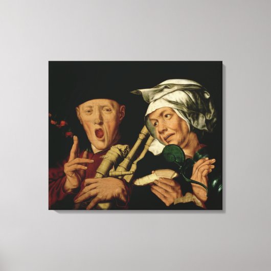 De Bagpiper Canvas Afdruk (Voorkant)