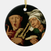 De Bagpiper Keramisch Ornament (Voorkant)