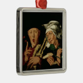 De Bagpiper Metalen Ornament (Rechts)