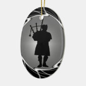 DE BAGPIPERS GEEST KERAMISCH ORNAMENT (Links)