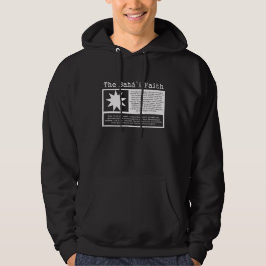 De Baha'i Faith Hoodie (Voorkant)