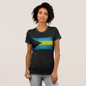 De Bahamaanse vlag; Bahamaans T-shirt (Voorkant volledig)