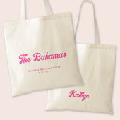De Bahamas Bachelorette Party gepersonaliseerd Tas