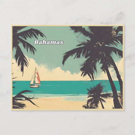 De Bahama's Briefkaart (Voorkant)