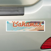 De Bahama's Bumpersticker (Op auto)