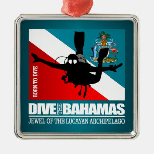 De Bahamas DF2 duiken Metalen Ornament