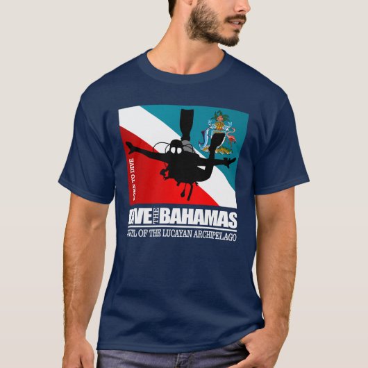 De Bahamas DF2 duiken T-shirt (Voorkant)
