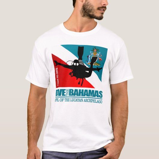 De Bahamas DF2 duiken T-shirt (Voorkant)