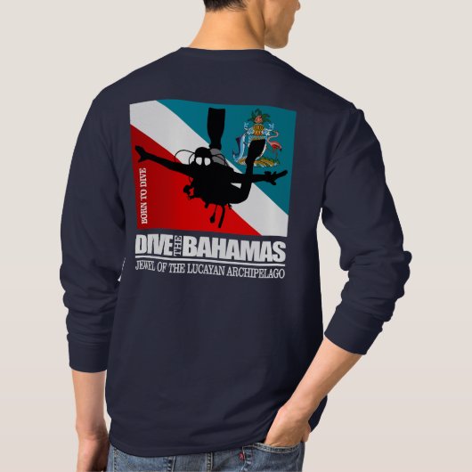 De Bahamas DF2 duiken T-shirt (Achterkant)
