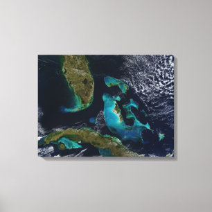 De Bahama's, Florida en Cuba Canvas Afdruk