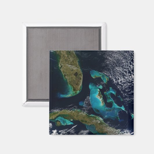 De Bahama's, Florida en Cuba Magneet (Voorkant / Achterkant)