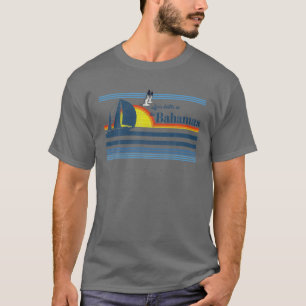 De Bahamas Gift Beach Retro  70S 80S Sunse T-shirt