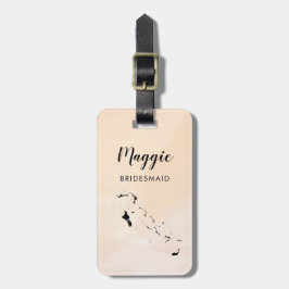 De Bahama's Kaart Bagage Label, Trouwfeest Bagagelabel