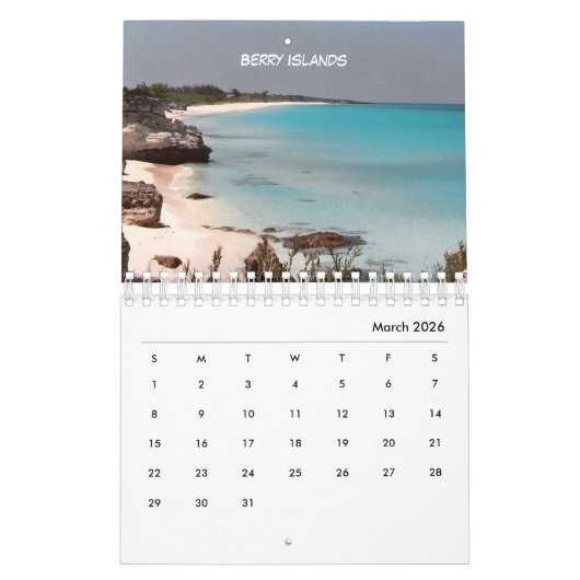 De Bahama's Kalender (Mar 2026)