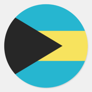de Bahamas Ronde Sticker