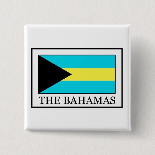De Bahama's Vierkante Button 5,1 Cm (Voorkant)