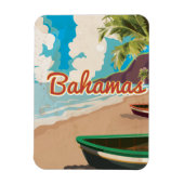 De Bahama's vintage Reisposter. Magneet (Verticaal)