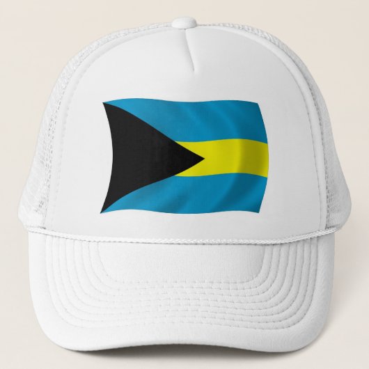 De Bahama's Vlag Hoed Trucker Pet (Voorkant)