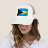 De Bahama's Vlag Hoed Trucker Pet (In situ)