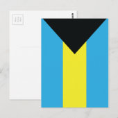 De Bahama's Vlag Post Kaarten (Voorkant / Achterkant)