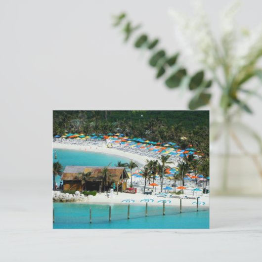 De Bahama's - Zuid-Andros - Castaway Cay Briefkaart (Staand voorkant)