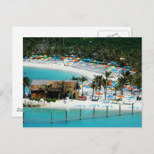 De Bahama's - Zuid-Andros - Castaway Cay Briefkaart (Voorkant / Achterkant)