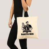 De Bakefather Grappige Bakker Boodschappentas Tote Bag (Voorkant (product))