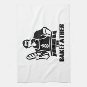 De Bakefather Grappige Bakker Keukendoek Theedoek (Verticaal)
