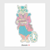 De Baker Cat Sticker (Vel)