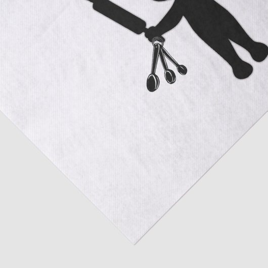 De Baker snijdt zijn gereedschap / gereedschap Tissuepapier (Detail)