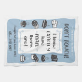 De Baker's Tea Towel Gift (Blauw) Theedoek (Horizontaal)