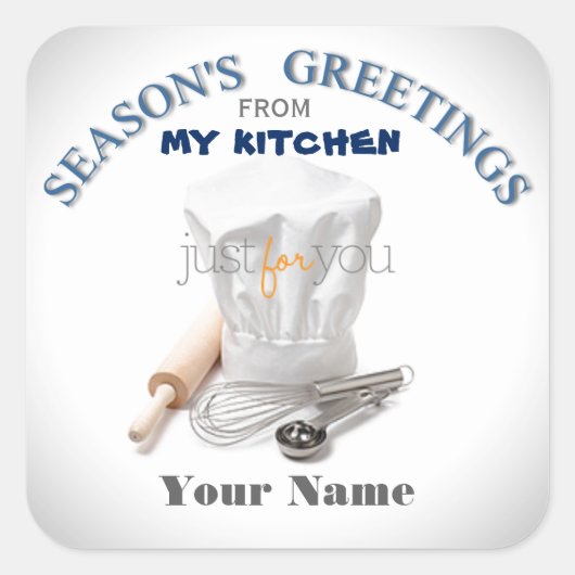 De Bakker Guy Custom Vakantie Bakken Stickers (Voorkant)